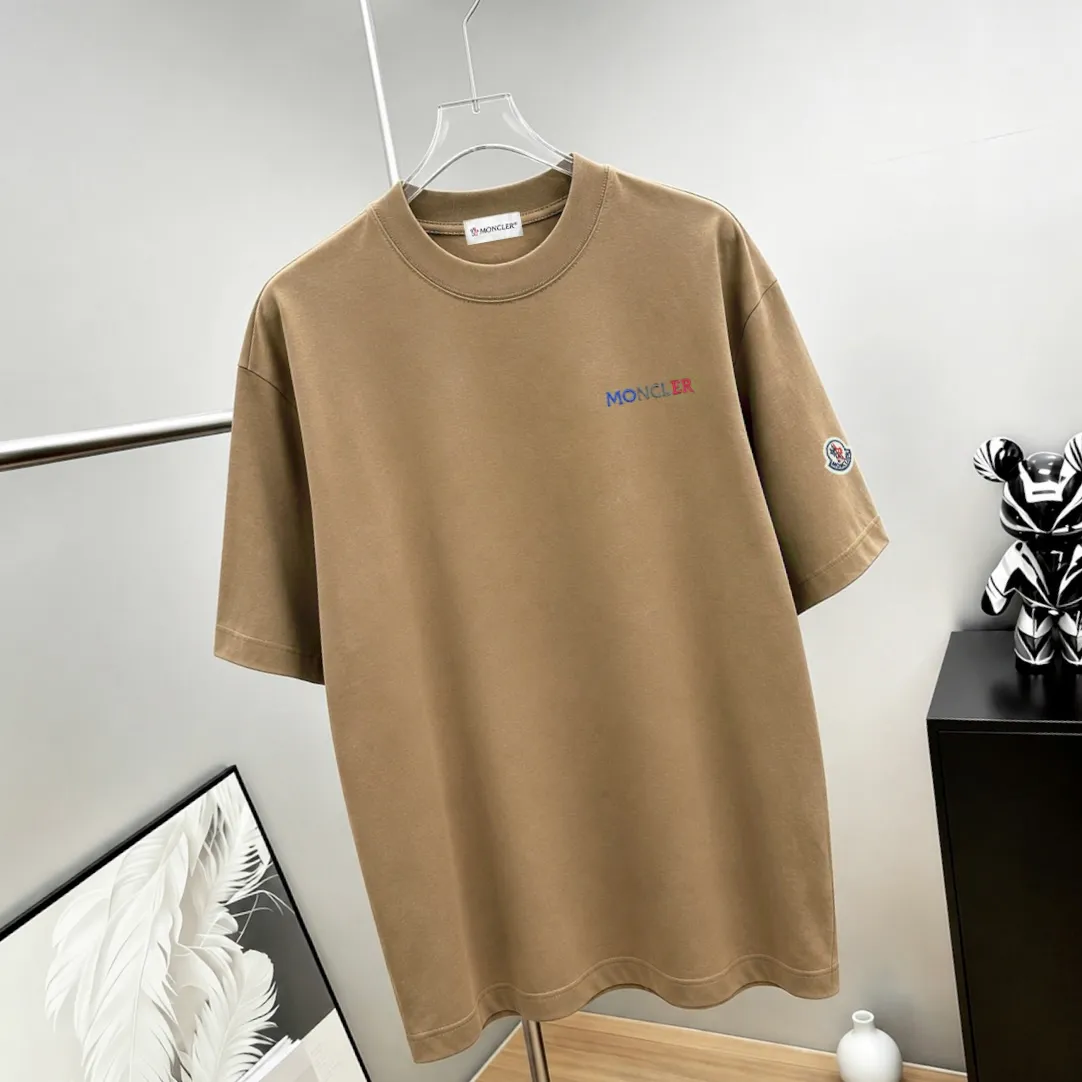 moncle～ 《 》7a tee ， Same Style ， : Black White Coffee Brown Size：S（90-130 ） M（125-150 ） L（135-165 ） XL（160-190 ） XXL（185-220 ）